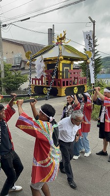 住吉神社例大祭　お神輿ワッショイ！