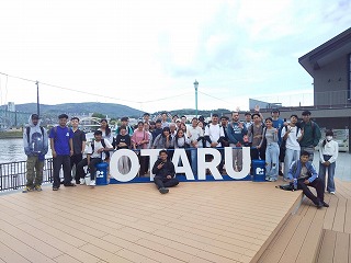 「社会体験」おたる運河付近で校外学習